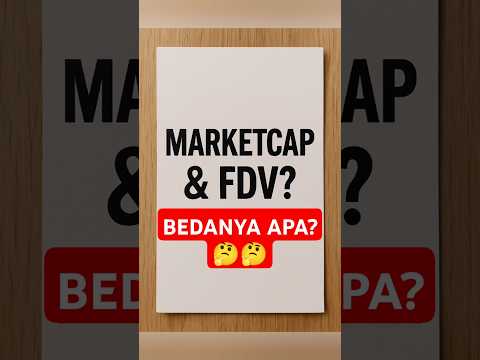 Apa bedanya Market Cap dan FDV di kripto? 🤔     #marketcap #kripto #crypto #bitcoin