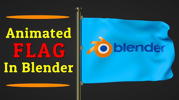Cloth Simulation | Animated Flag | Blender 3.2 Tutorial