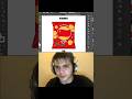 Beginner vs Pro Adobe Illustrator 2026 | Packaging Design Using Text Tool📦 #shorts #trending #viral