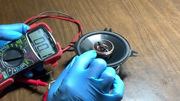 How to use multimeter to find out car speaker polarity