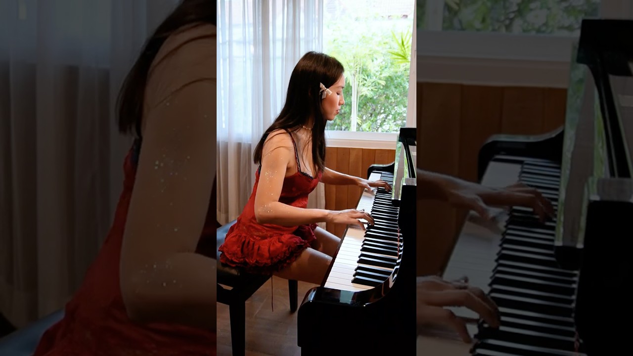 Pure Romance on a Grand Piano ✨ Marriage d’Amour #piano #music #romantic #cutegirl
