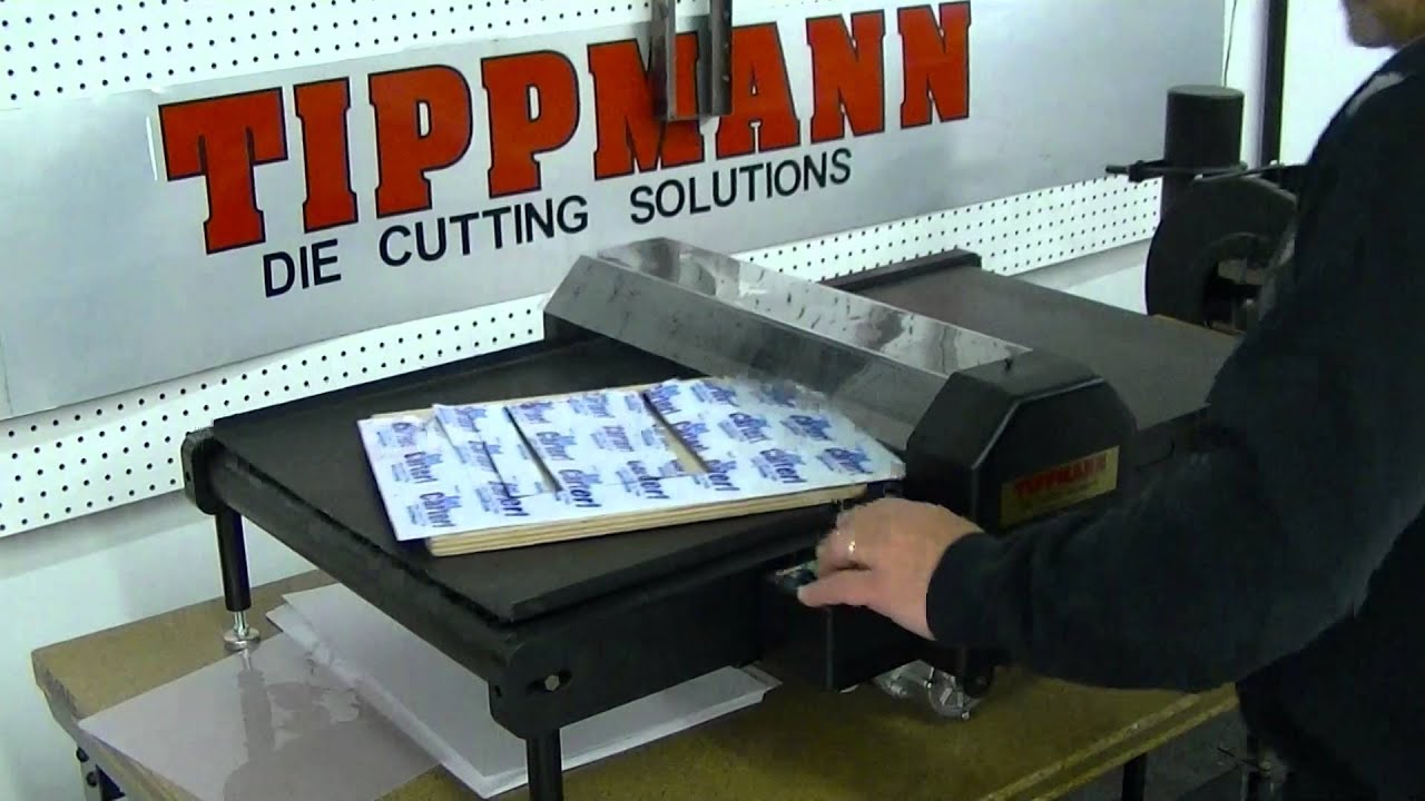 Electric die roller die cutting press die cutting card stock. Tippmann