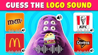 Can You Guess The Logo Sound #2 | Guess The Voice Logo | Grimace Shake