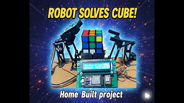 Home built robot solved the Rubik’s Cube