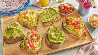 Delicious avocado snack in 10 minutes! Healthy Recipe ideas