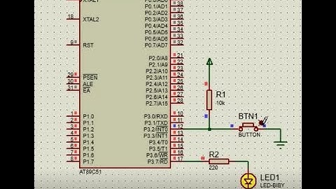 BÀI 1:  KHỞI TẠO  PROJECT MỚI, BÀI ON/OFF LED BẰNG NÚT NHẤN (VI ĐIỀU KHIỂN 8051 - AT89C51/AT89C52)