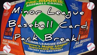 Minor League Baseball cards | Line Drive Pre-Rookie | Premier Edition | 3 pack break from '90-91