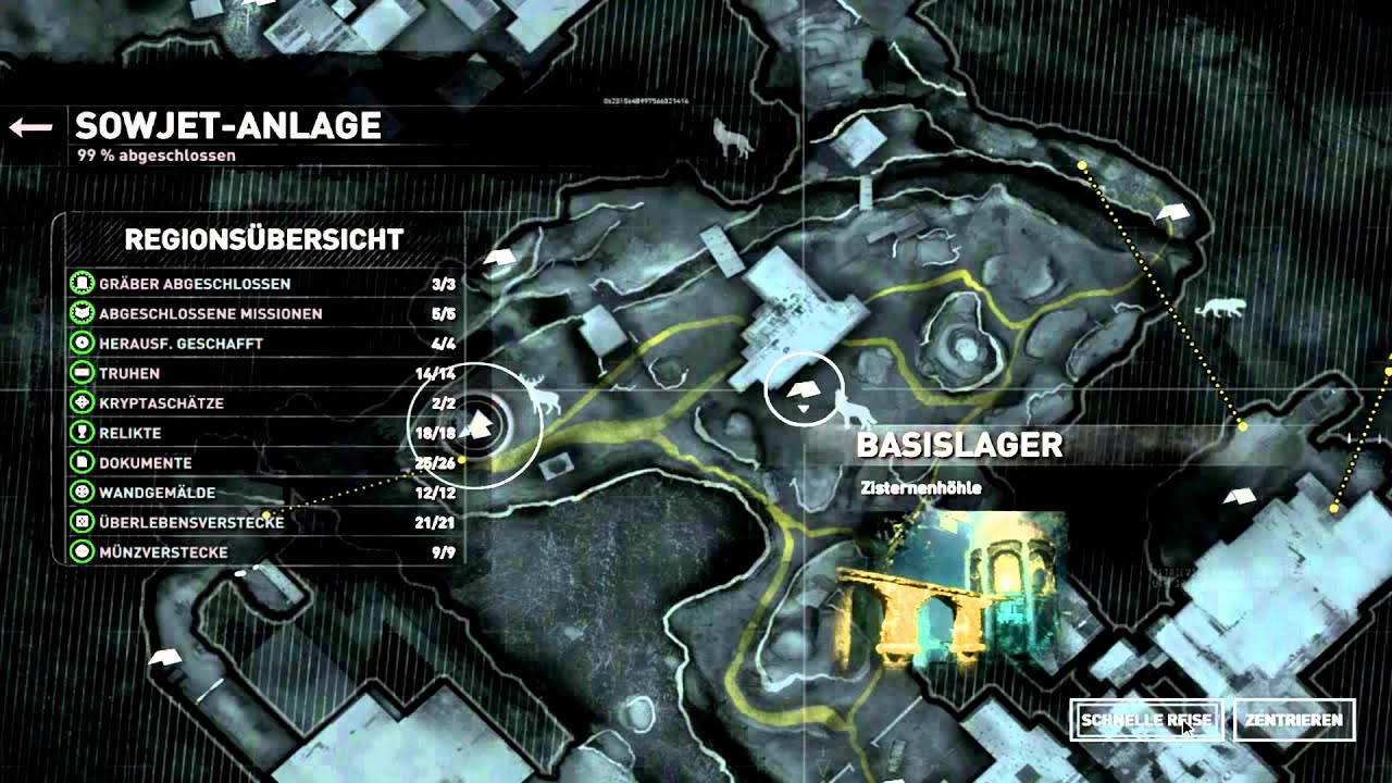 Rise Of The Tomb Raider Sowjet Anlage Karte | Karte Rise Of The Tomb Raider Sowjet Anlage Karte | Karte
