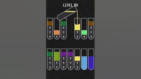 2022! Water Sort Level 191 Walkthrough Solution Android/iOS