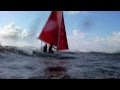 Extreme surfing with catamaran