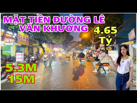 Tin được không? Mặt Tiền Đường Lê Văn Khương vào (5.3M-15M) Mà chỉ hơn 4 tỷ thôi sao?