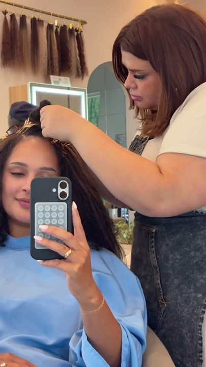 we really trusted the process with this one! #hairstyle