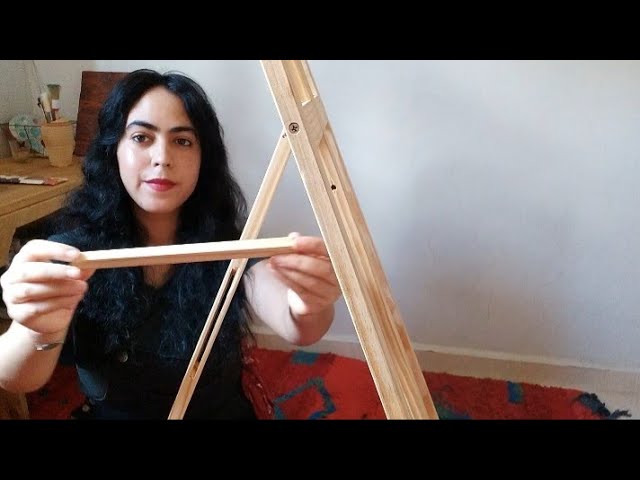 Model B] How to assemble an 5ft easel, Painting Stand, Assemble with me