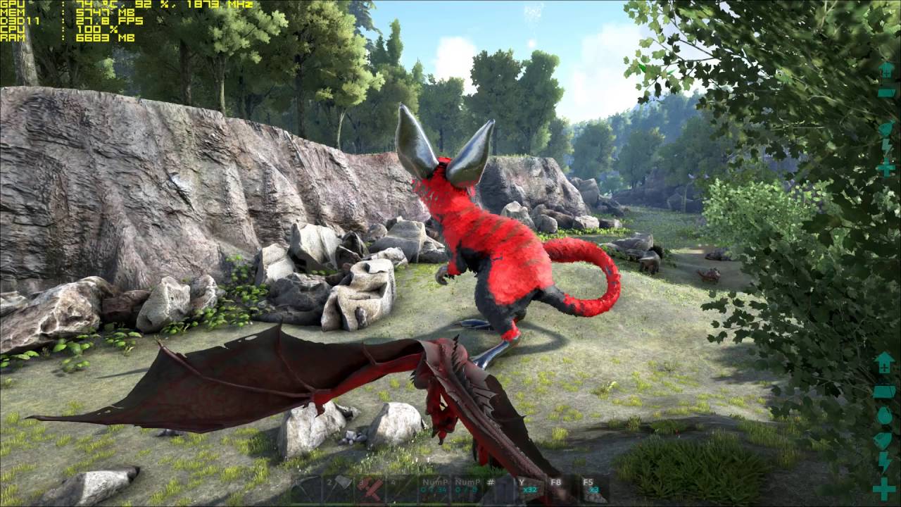 Ark Survival Evolved Epic Settings Geforce Gtx 1060 6gb Cpu I3 21 3 30ghz Youtube