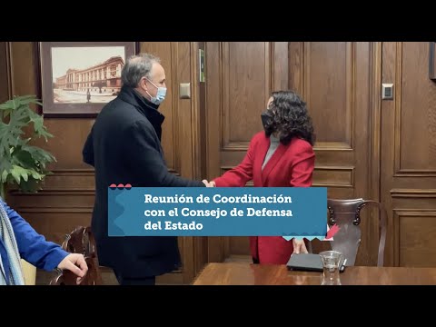 REUNIÓN DE COORDINACIÓN CON EL CONSEJO DE DEFENSA DEL ESTADO