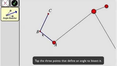 How to Use the Angle Bisector Tool