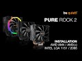 Installation: Pure Rock 2 (AMD & Intel) | be quiet!