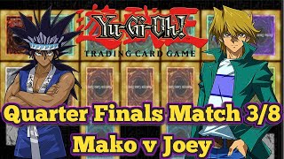 Mako vs Joey - Yu-Gi-Oh! Duellist Kingdom Cup Tournament Quarter Finals #yugioh #yugiohtcg