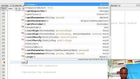 Creating Digital Signature - SitaTechTz