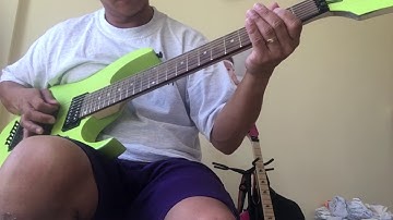 Pitbull DIY 7 string guitar test