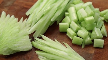 How To Cut Celery-Knife Skill