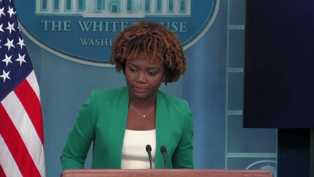 President Joe Biden White House Press Secretary Karine Jean-Pierre would no...