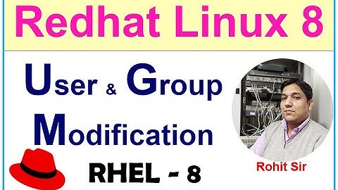 Linux-8 | RHEL-8 User & Group Modification in Linux Part-13 | How to Read /etc/passwd File in Hindi