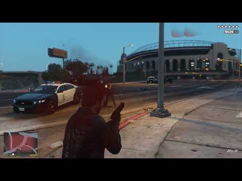 GTA 5 RDE 4.0.1 - Scrap Yard Armenian Mafia Shootout + Ten Star Escape
