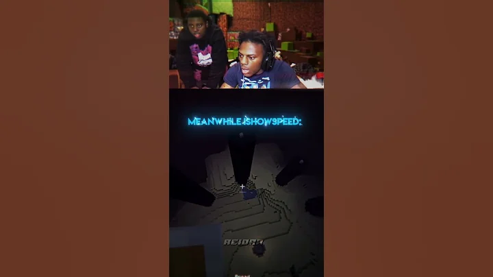 iShowSpeed did "MLG WATER BUCKET" in Minecraft🔥🥶