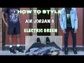 outfits for electric green 6s