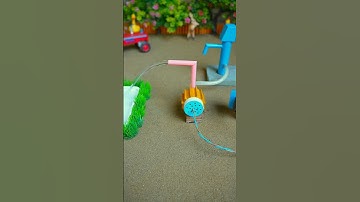 Mini hand pump project water with diy tractor drinks elephant #waterpump #shorts #564