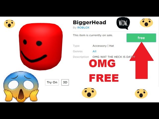 Roblox Get Bigger Head For Free 2019 Youtube - robux stealerexe