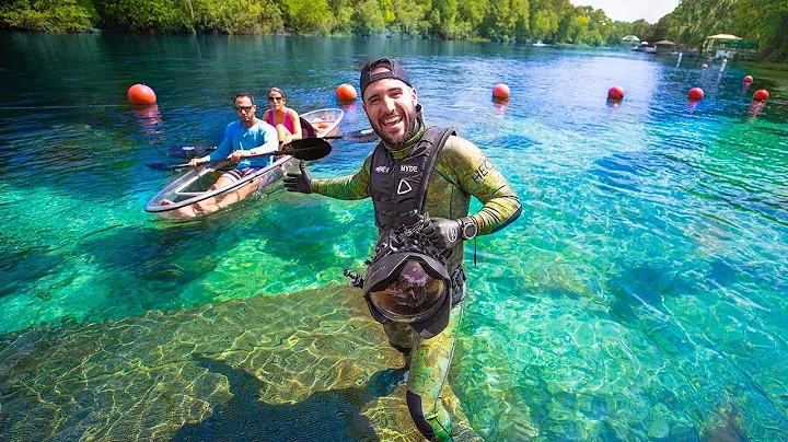 Searching For Treasure In Popular Rainbow Lagoon!!...