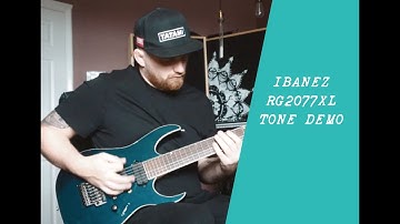 Ibanez Prestige 7 string- RG2077xl pt2- Lundgren M7 Demo + early mods (Ibanez prestige review)