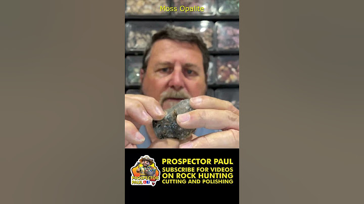 Discovering the Hidden Secrets in Rocks 43 - MOSS OPAL