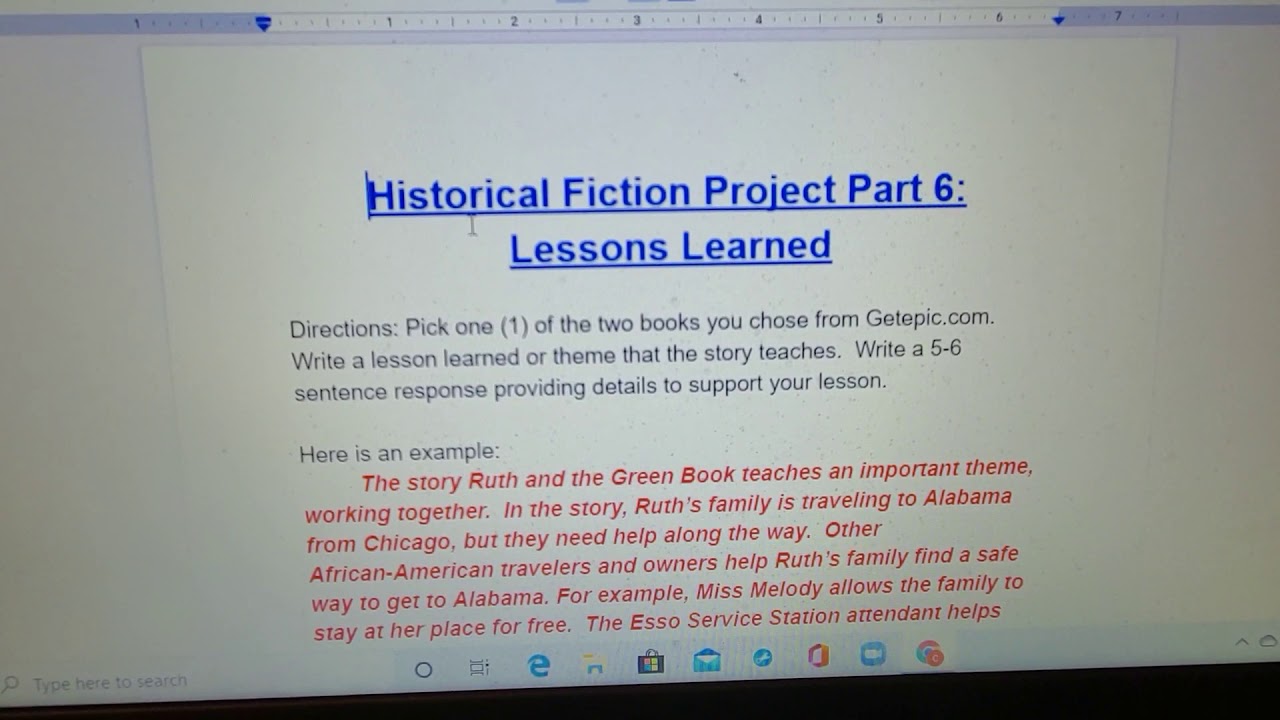 Historical Fiction Part 26: Theme