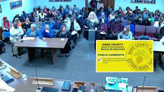 Hoke County Board of Commissioners' Meetings Live Stream 12-2-24 7pm