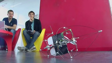 Flying Robot That Can Crash and Keep Flying