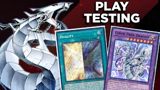 Cyber Dragon Duality Deck Play Testing