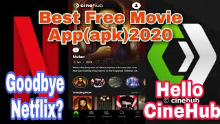 Best Free Movie App 2020//GoodBye Netflix, Hello CineHub screenshot 3