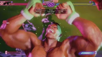 SF6 DEE JAY: [ADVANCED] Corner Burnout Combo (6170 Damage)