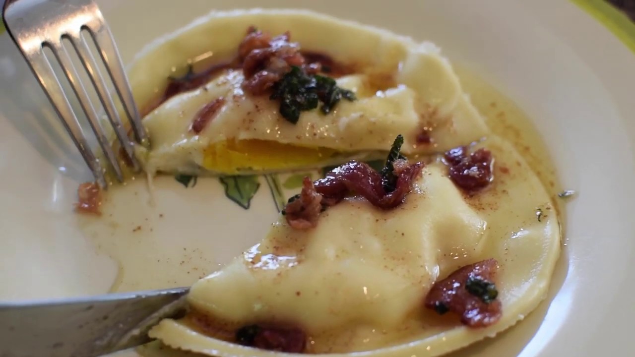Cooking with Kamm Egg Yolk Ravioli YouTube