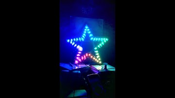X-MAS star//based on Arduino//ws2811 neopixel