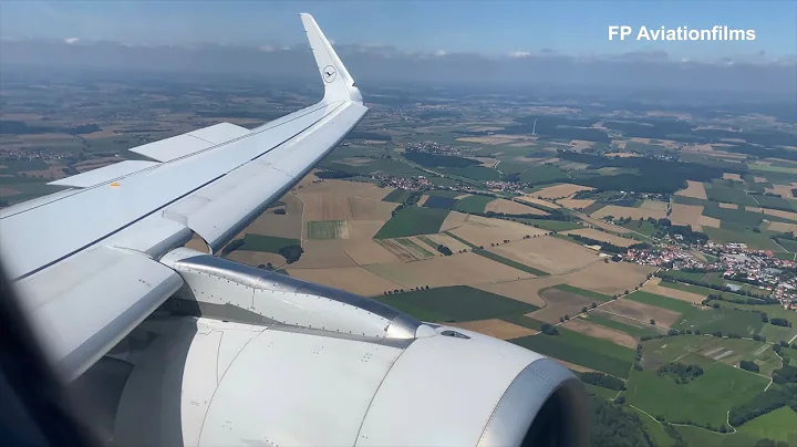 Windy Landing at Munich Airport | Lufthansa A320