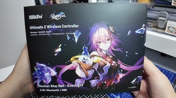 Unboxing of 8bitdo x Honkai Star Rail - EVERNIGHT Wireless Controller
