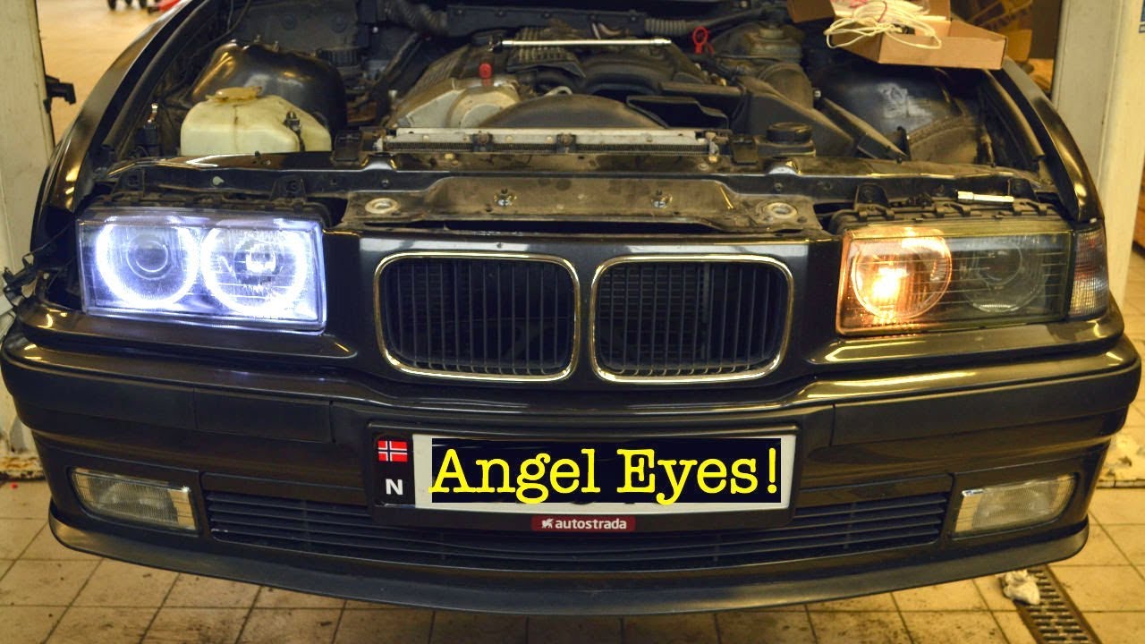 CCFL Angel Eyes Install E36! Quick and -