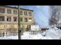 г. Лысьва. Школа № 18. Снимают крышу.  01.04.2022 г. Видео Володи Некрасова.