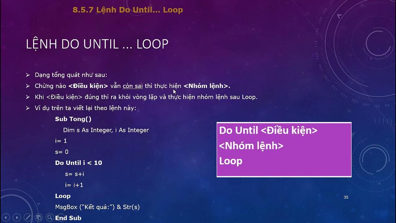 Lập trình VBA trong Access lệnh lặp Do While... Loop, Do Until ... Loop ...