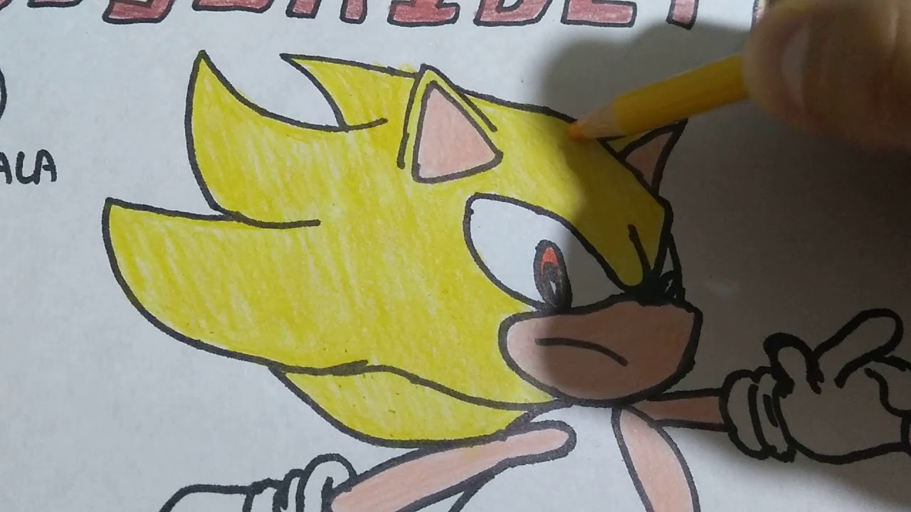 Hora da Pintura - Colorindo Super Sonic