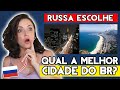 GRINGA REAGE AS MELHORES CIDADES para VIVER em CADA ESTADO do Brasil!